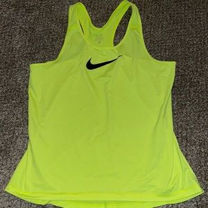 Nike X-Large Dri-Fit Neon Tank Top